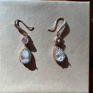 Rose Gold Bridesmaid Earrings